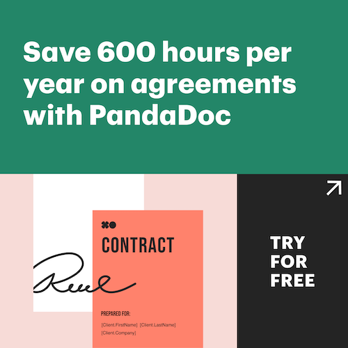 Save 600 hours per year on agreements with PandaDoc