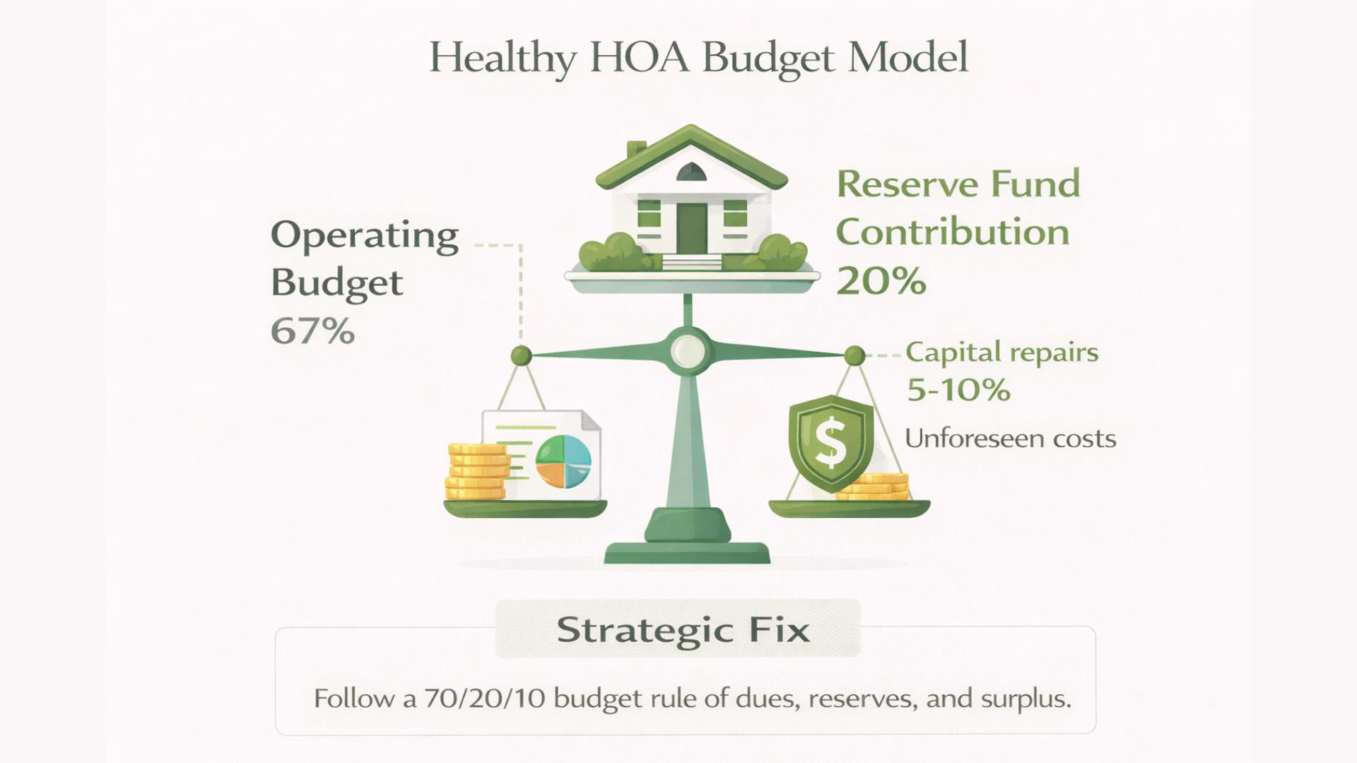 Healthy HOA Budget