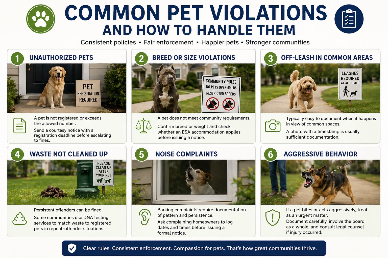 Common Pet Violations